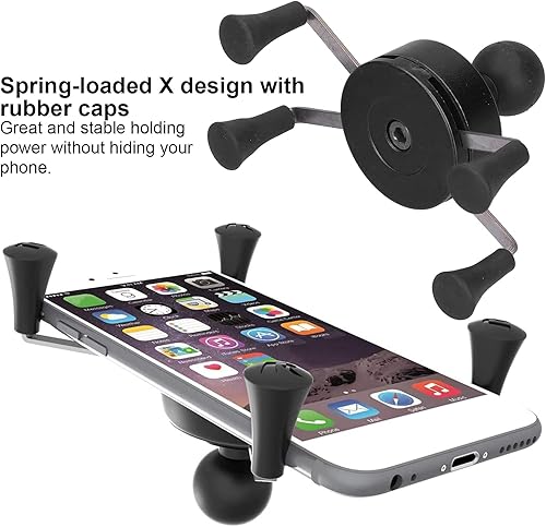 Miniatura 2 de Soporte de teléfono para motocicleta, soporte para teléfono móvil, modificación universal con 13 accesorios (B)