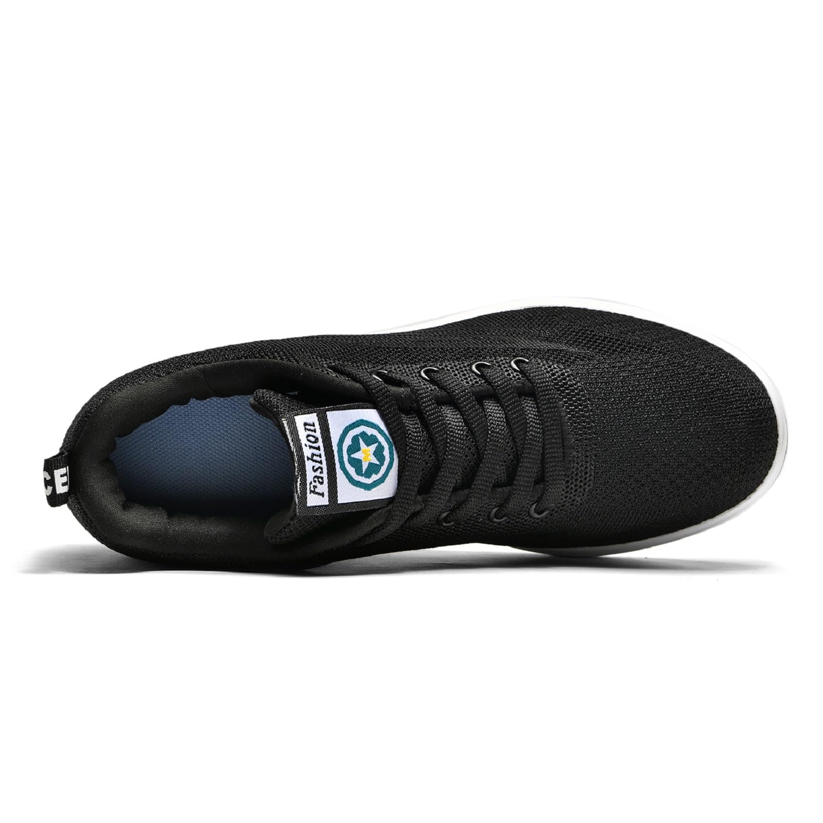 Baskets Compensées Femme Chaussure de Sport Plateforme Respirantes Sneakers Gym Fitness Casual Lacets Chaussures Talon de 8.5 cm à L'intérieur Hausse