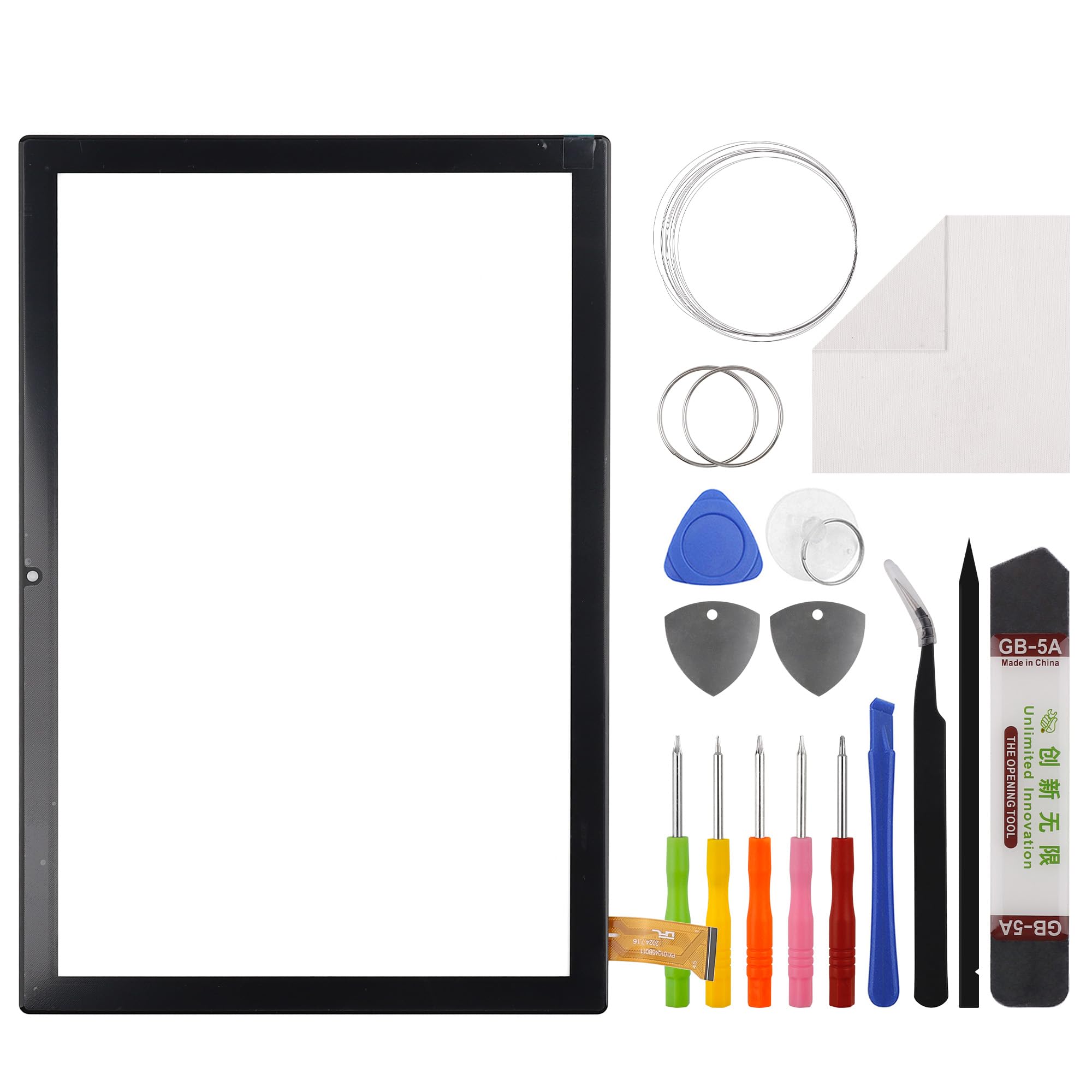 Duotipa Touch Screen Digitizer sostitutivo per tablet Doogee U10 da 10,1 pollici, con kit di strumenti di riparazione (senza schermo LCD)