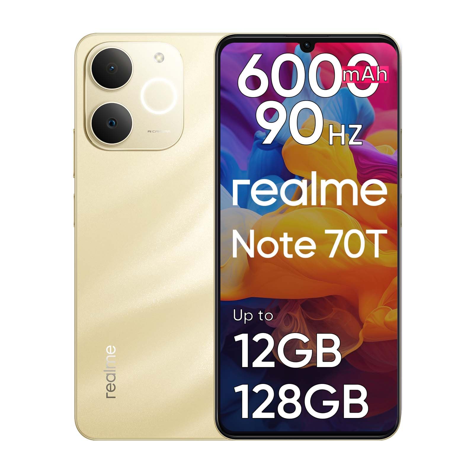 realme Note 70T 4+128GB Gold
