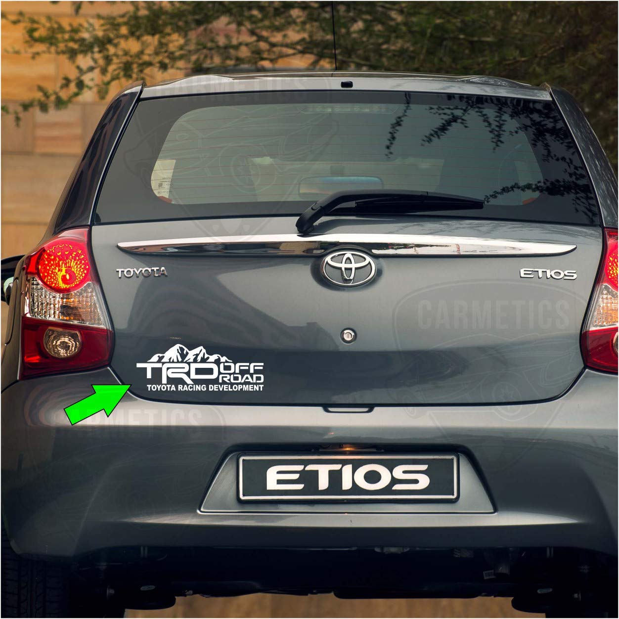 TRD Racing Development Motor Sports Car Logo Sticker Vinyl Decal Stripes Decor e