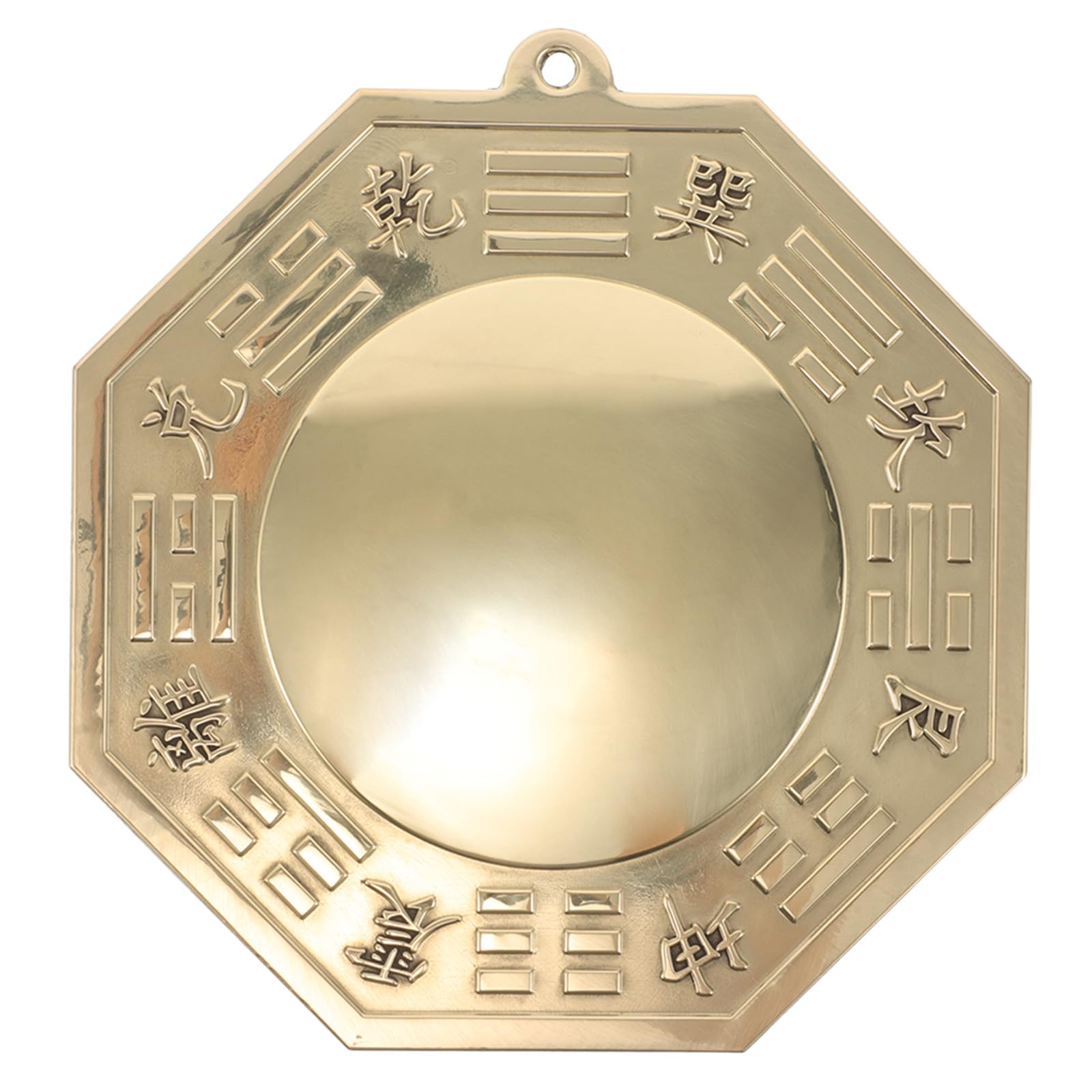 Miroir Bagua Convexe Cuivre décoration murale Feng Shui et protection de maison