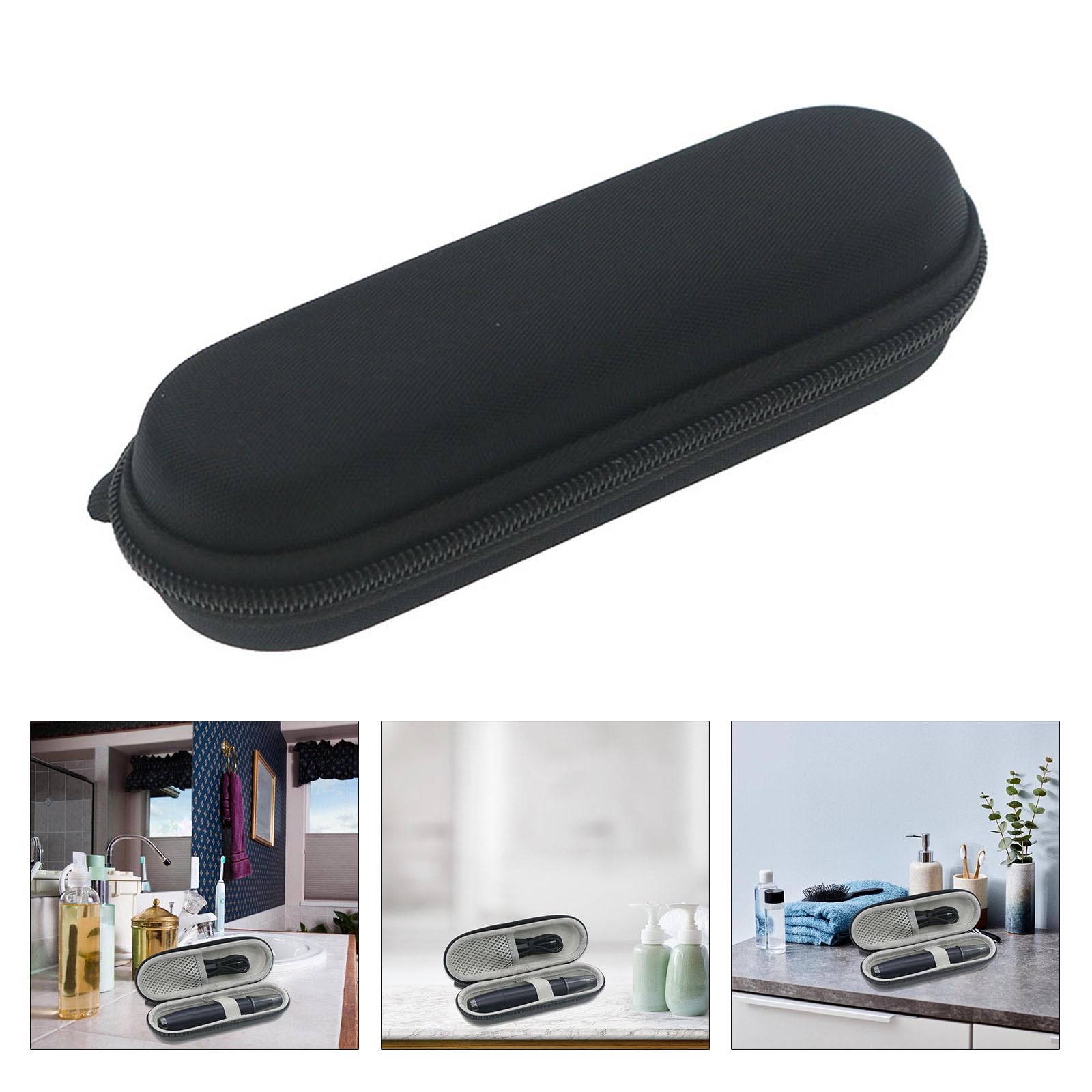 MLWSKERTY Protective Carrying Case For Nose Hair Trimmers Portable Storage Box With Soft Velvets Interior