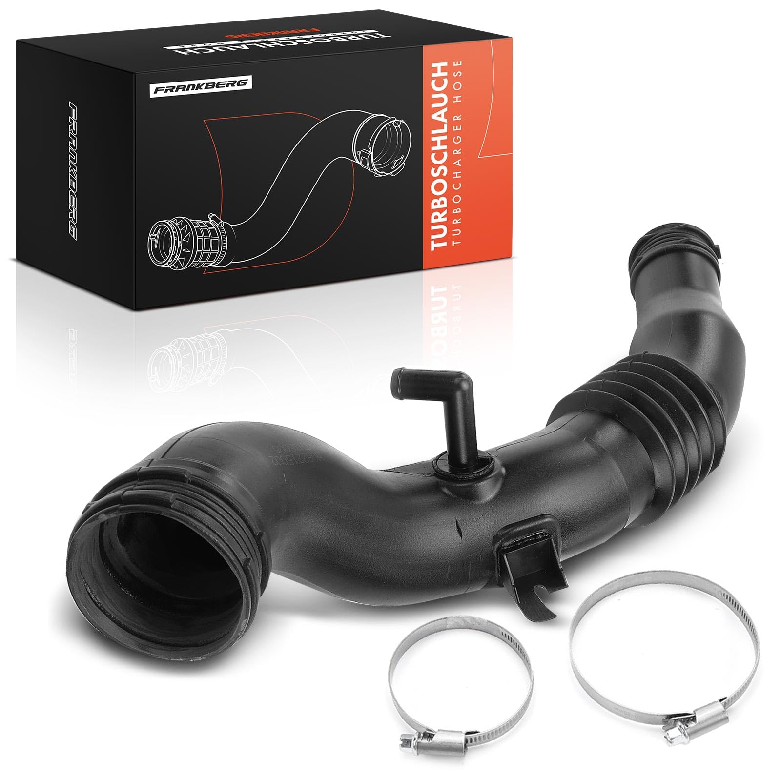 Frankberg Manguera de aire de carga Manguera Turbo Diesel Compatible con Laguna II Grandtour KG0/1 1.9L Laguna II BG0/1 1.9L Espace IV JK0/1 1.9L Replace# 7700116005