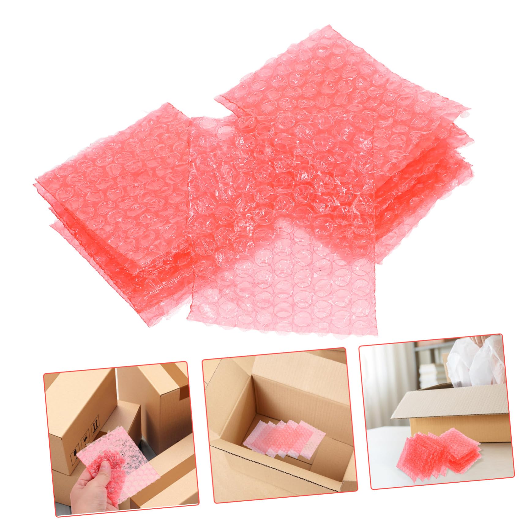 PLAFOPE 100 Piezas Bolsa de burbujas antiestática sobres acolchados kraft A prueba de choques bolsas de envío bolsa de burbujas para almacenamiento bolsa de burbujas para pequeñas empresas