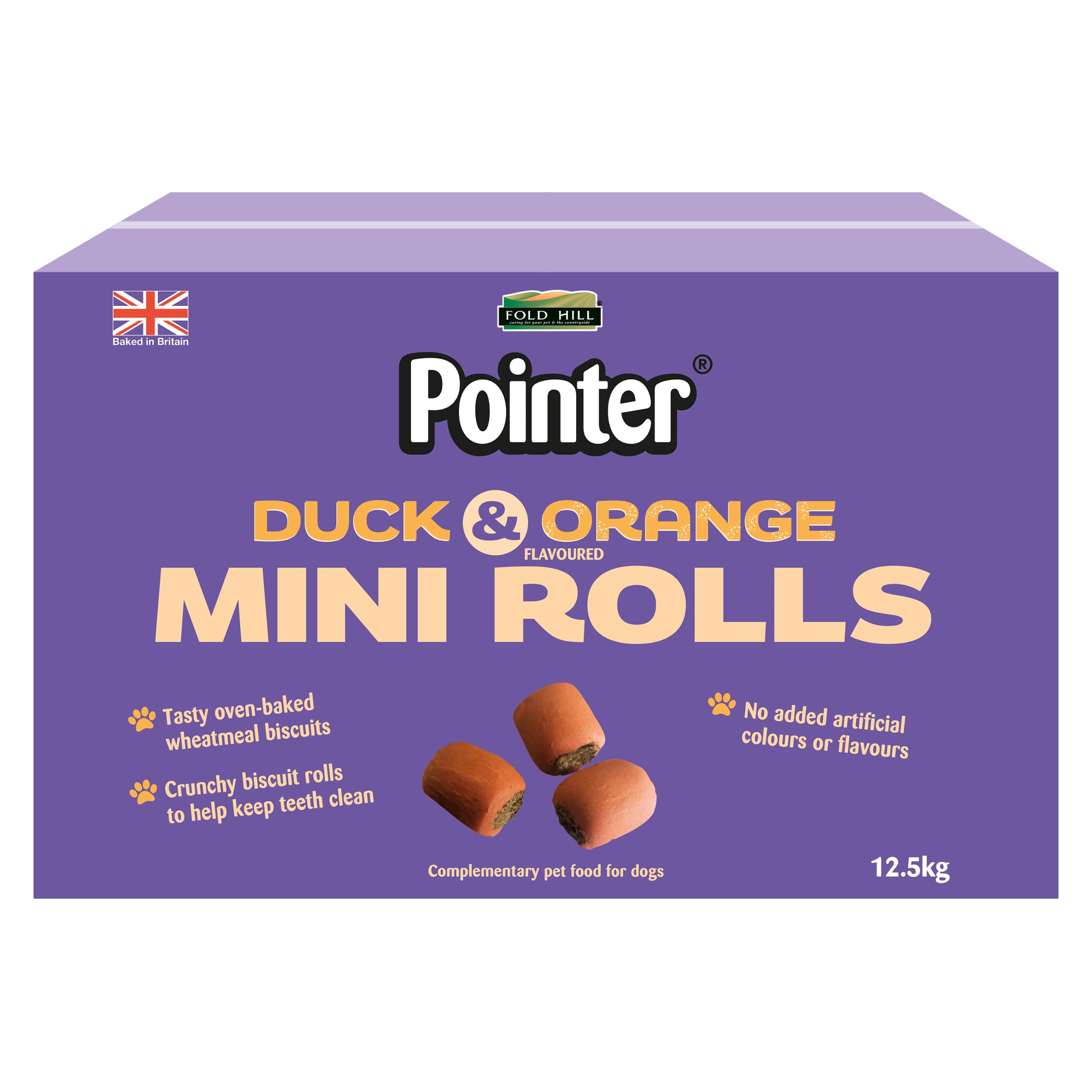 Pet Things Pointer Duck & Orange Flavoured Mini Rolls 12.5kg