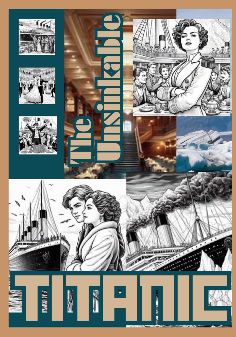 The Unsinkable Titanic: Coloring Book