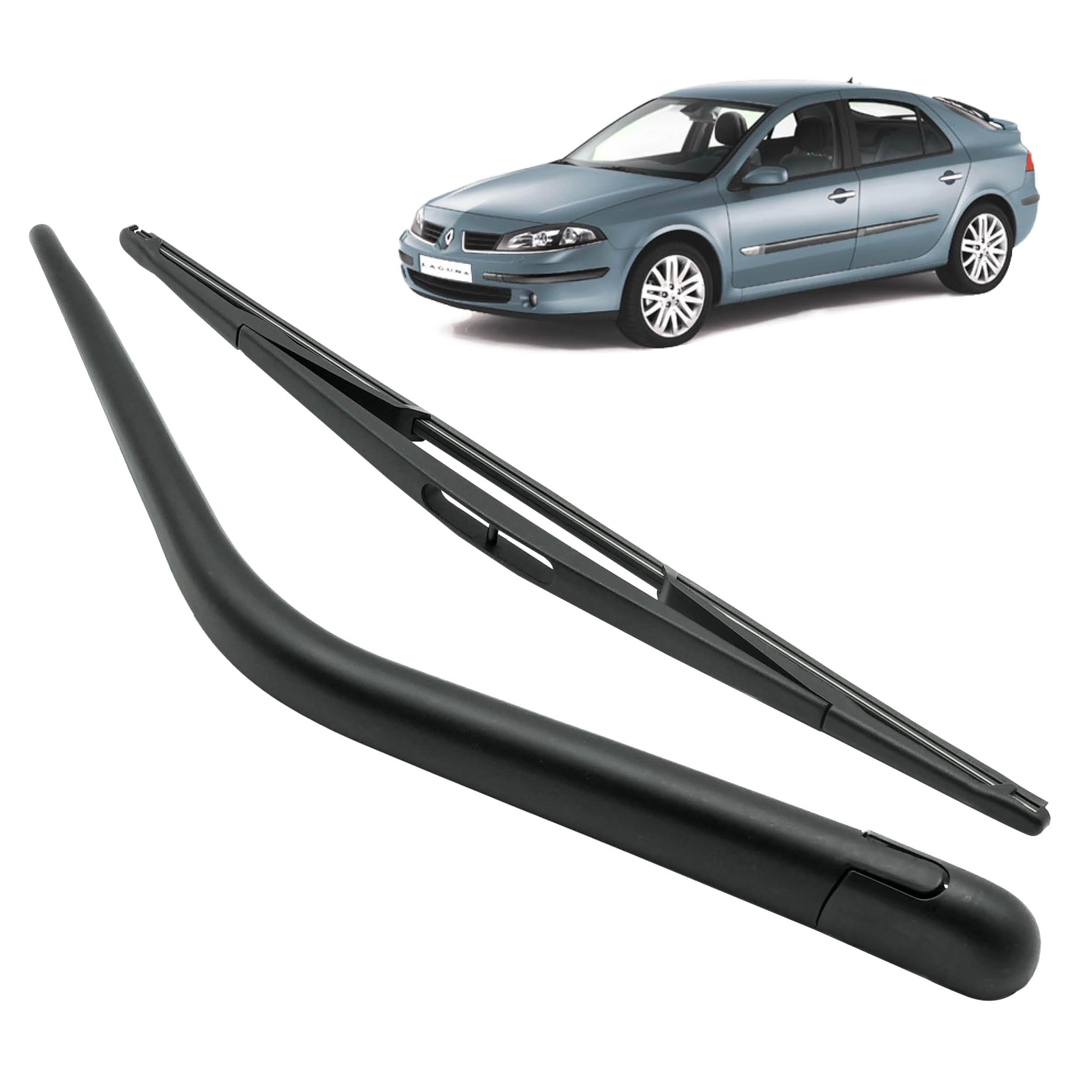 Bras essuie glace arrière compatible pour Laguna 2 (2000-2007). AVEC BALAI D’ESSUIE-GLACE ARRIÈRE. 7701049003