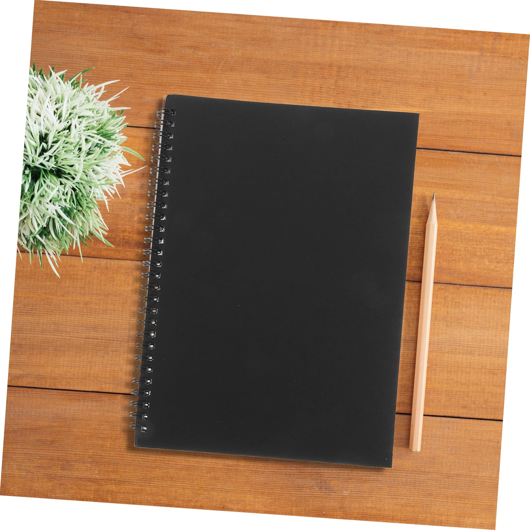 4stücke Notizbuch Notizheft Schulbedarf Für Studenten Business-notizbuch Mit Doppelspiralbindung Aus Kraftpapier Für Skizzieren Und Notizen Machen