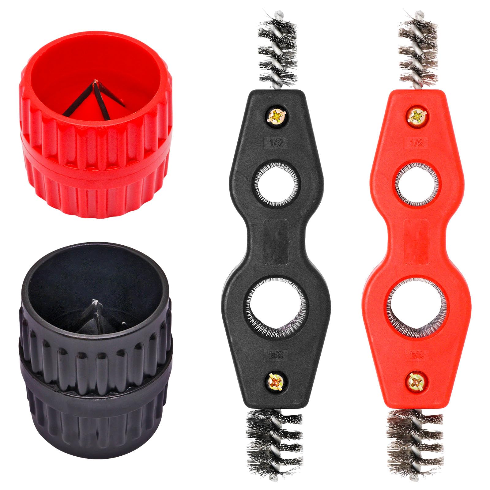 Copper Pipe Cleaner Set - 4-in-1 Reamer -1