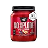 BSN N.O.-XPLODE Pre Workout Supplement with Creatine, Beta-Alanine, and Energy, Flavor: Fruit Punch, 60 Servings