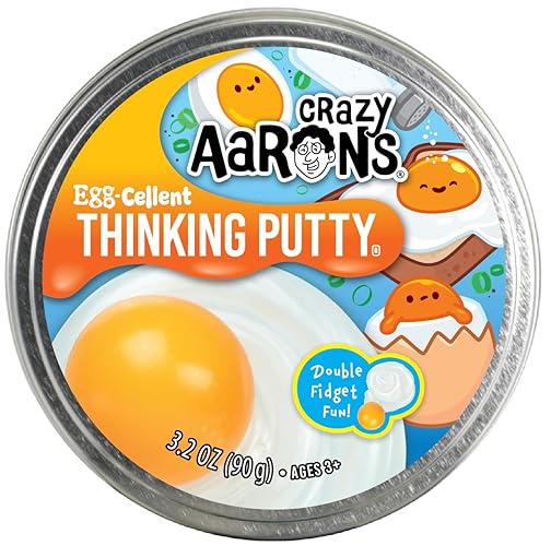 Crazy Aaron's Egg-Cellent Thinking Putty - Made in USA