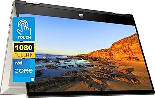 HP Pavilion x360 2-in-1 Laptop 2023 Newest, 14" FHD Touchscreen Business Laptop, Intel Core i5-1135G7(Beats i7-1065G7), 16GB RAM, 512GB SSD, Fingerprint Reader, Webcam, Windows 11 Home