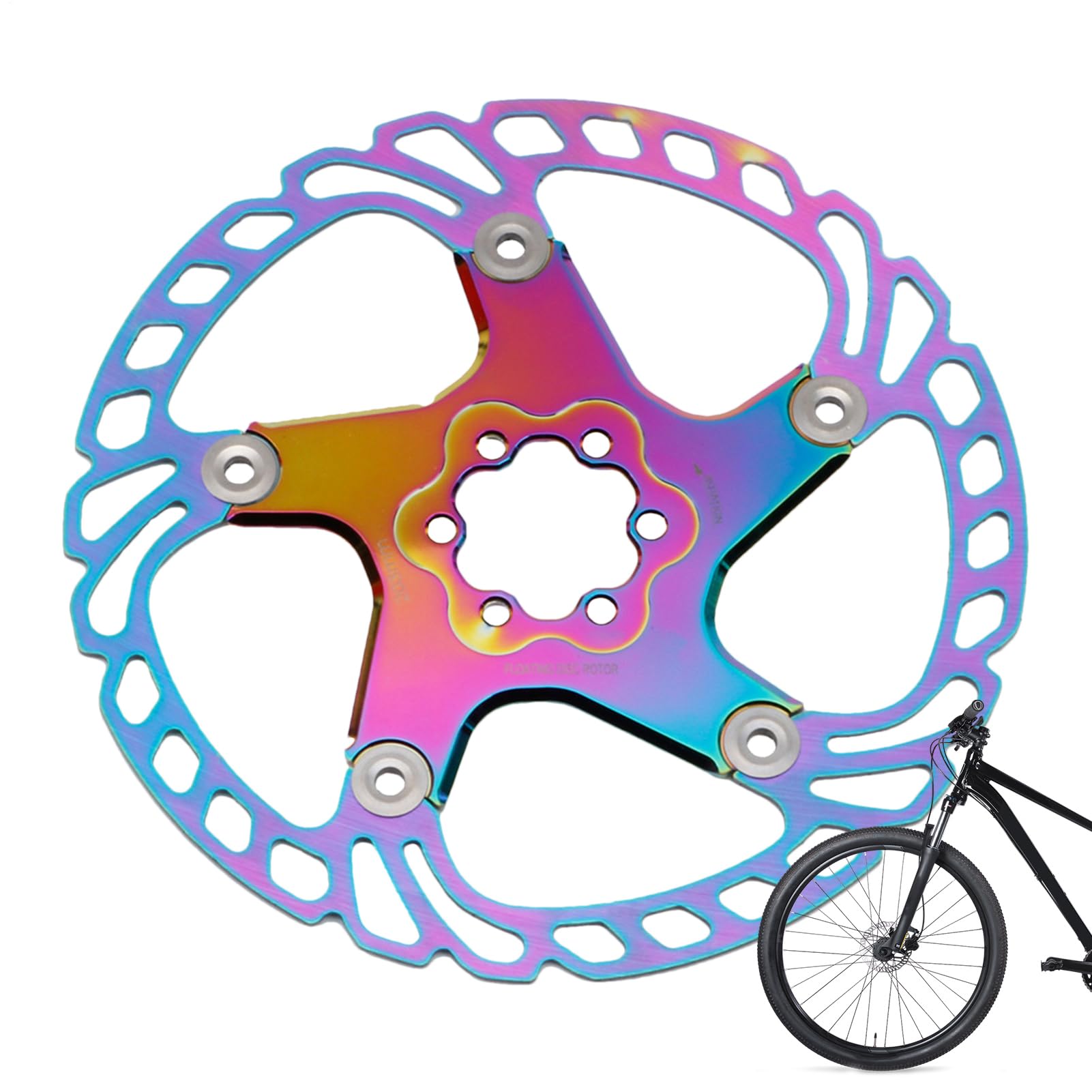 Dischi Freno Bici Modifica Colorata Per Bici | Dischi per Biciclette Per Manutenzione Riparazione Di Routine Officina Garage Casa