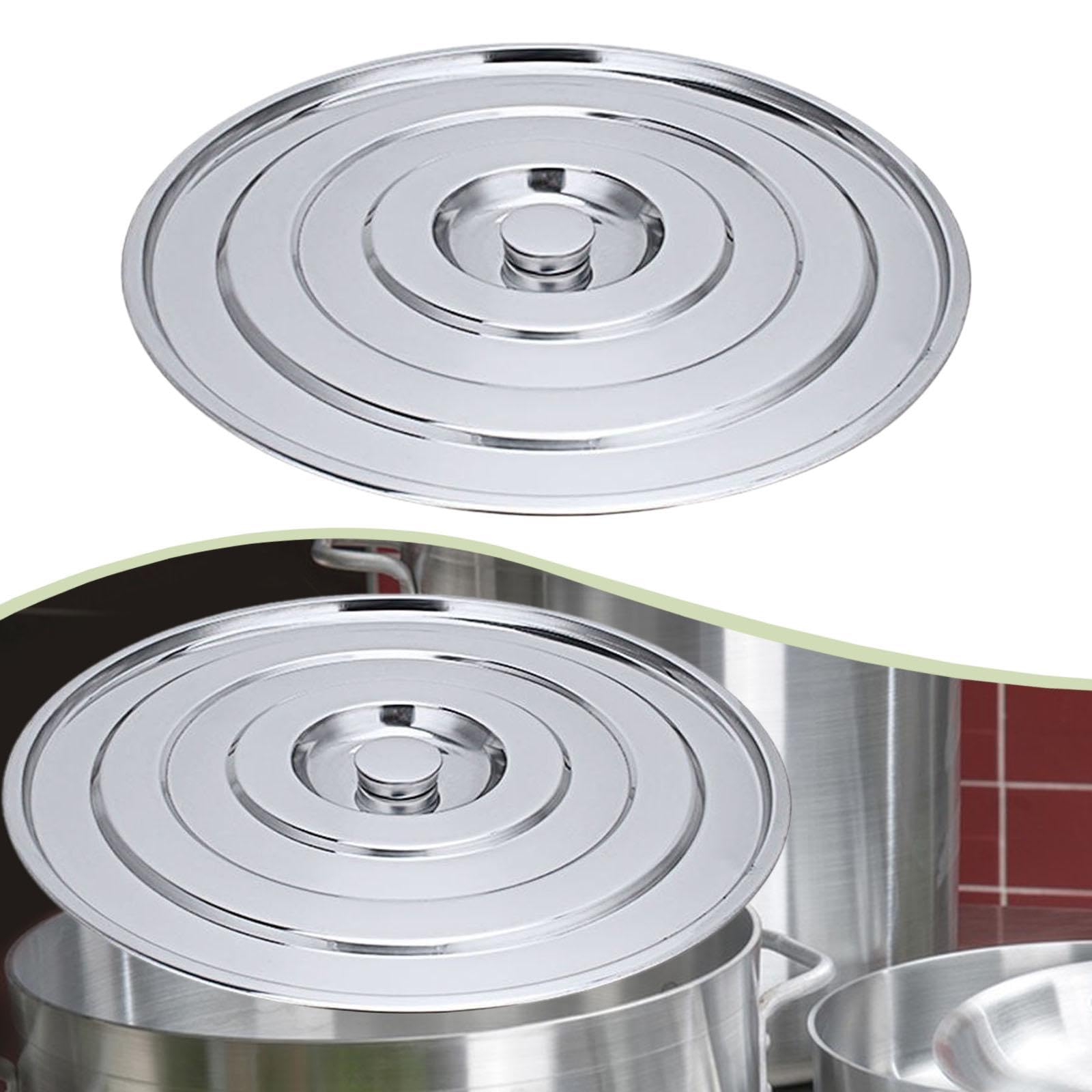 Coperchio in Acciaio Inox per Pentole, Padelle, Zuppe, Multifunzionale, Robusto E Facile da Pulire, Ideale per La Cucina, Feste, Diametro Interno 40