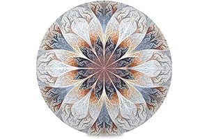 Fractal Flower Round Tablecloths 48 Inch