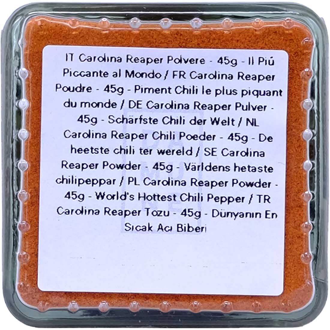 DAMUNE Carolina Reaper Poudre - 45g - Piment Chili le plus piquant du monde
