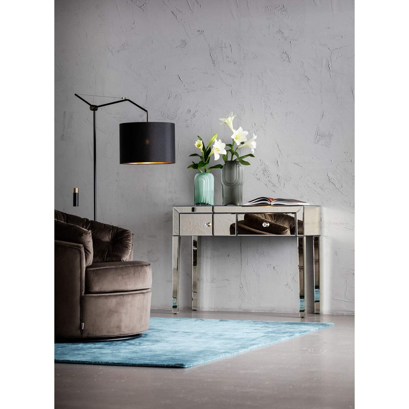 Kare Luxury Design Console Mirrored Highboard with 2 Drawers Kare Luxury Design Console Mirrored Highboard with 2 Drawers