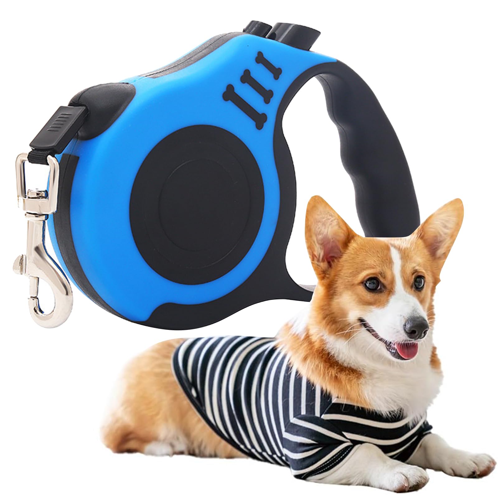 Cuerda de tracción telescópica, 5 Metros Correa Perro Extensible,...