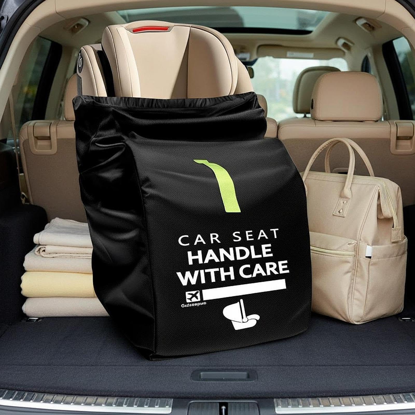 Borsa Seggiolino Aereo Borsa Trasporto Seggiolino Auto Copertura Seggiolino Borsa Seggiolino Universale Materiale Oxford Impermeabile E Lavabile, Style B