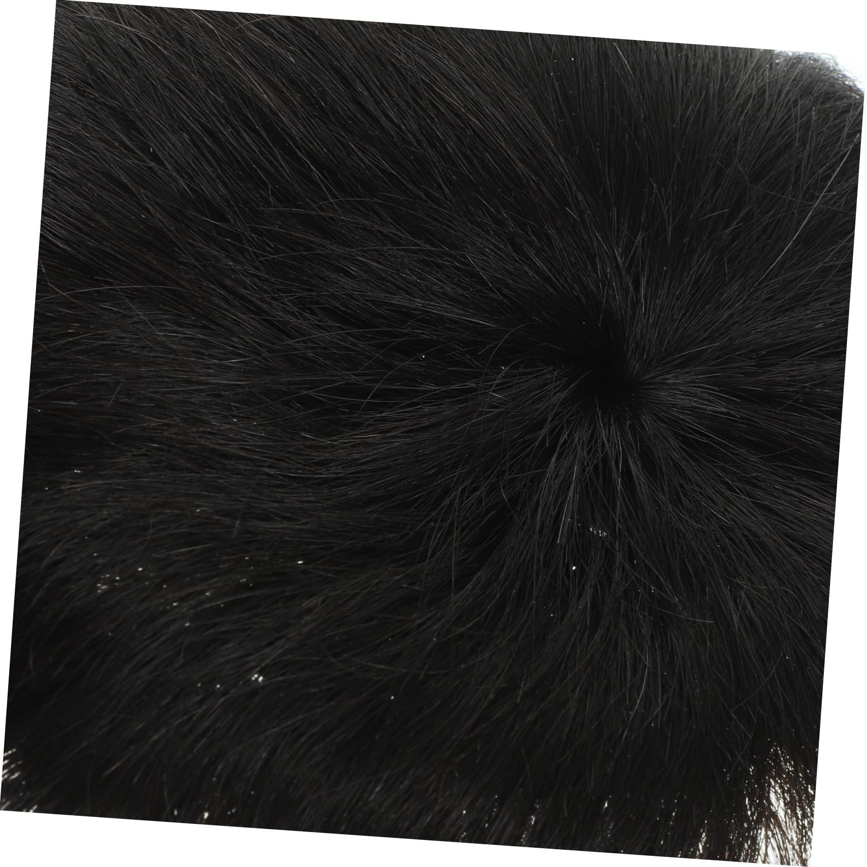 Healeved Parrucca Da Uomo in Umani 2 Pezzi Con Toupet Elegante Parrucca Maschile Calva Di Ricambio