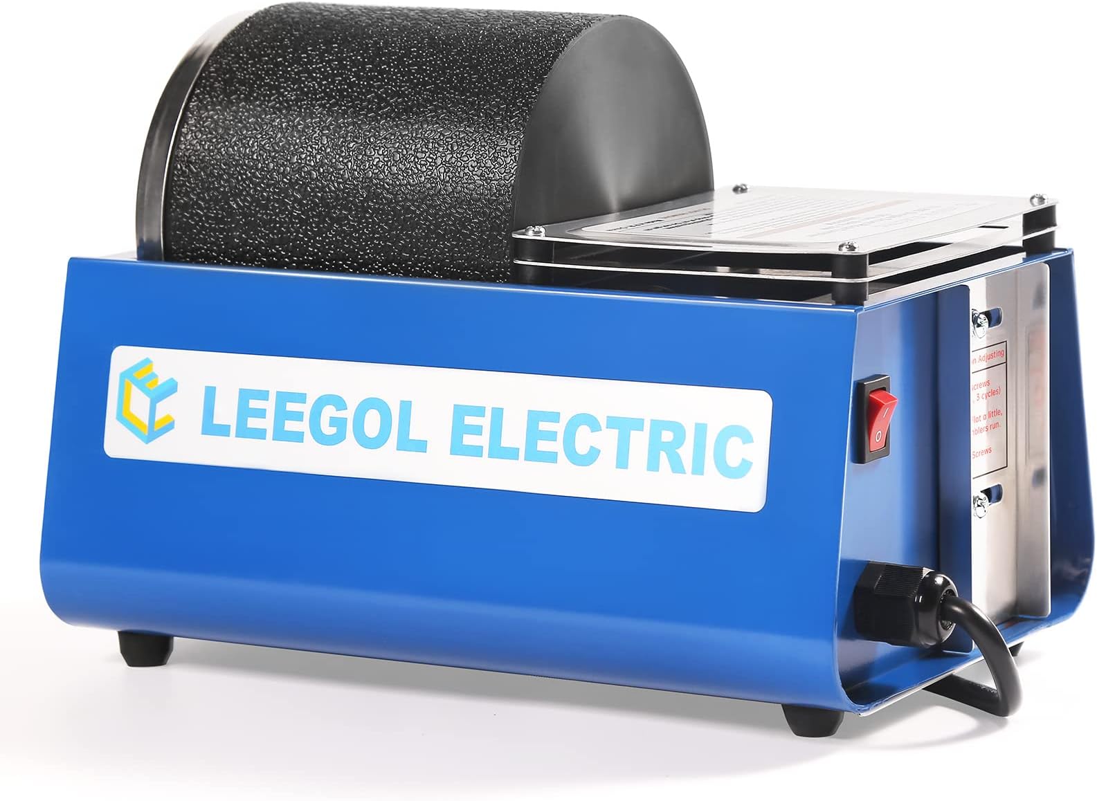 Leegol Electric Rock Tumbler Machine Single Drum 3LB Rock Polisher
