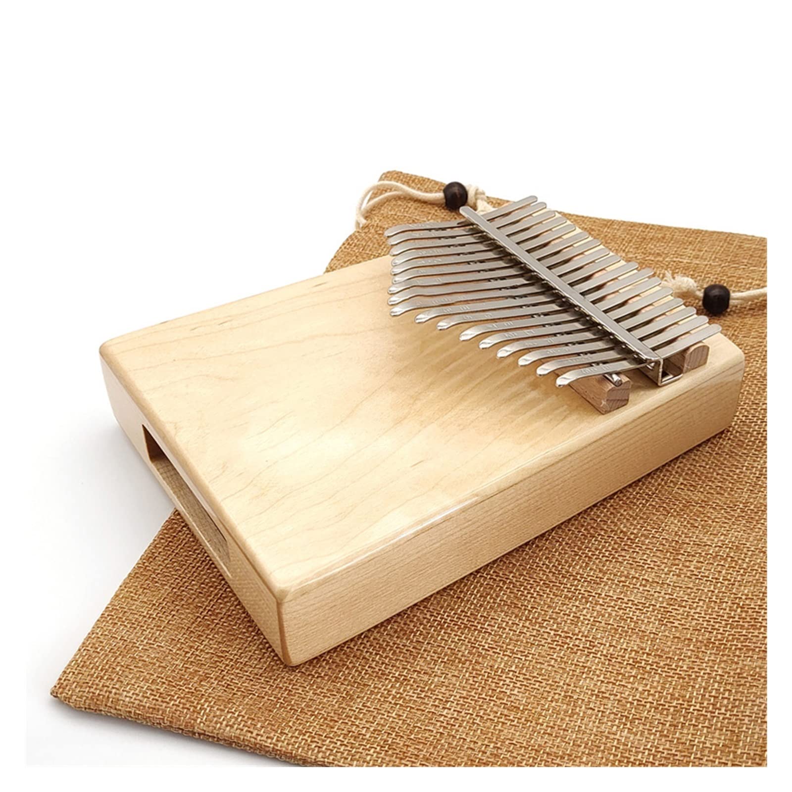 alumno Kalimba Instrumento Musical Kalimba Teclado De Piano De Arce De 17 Teclas