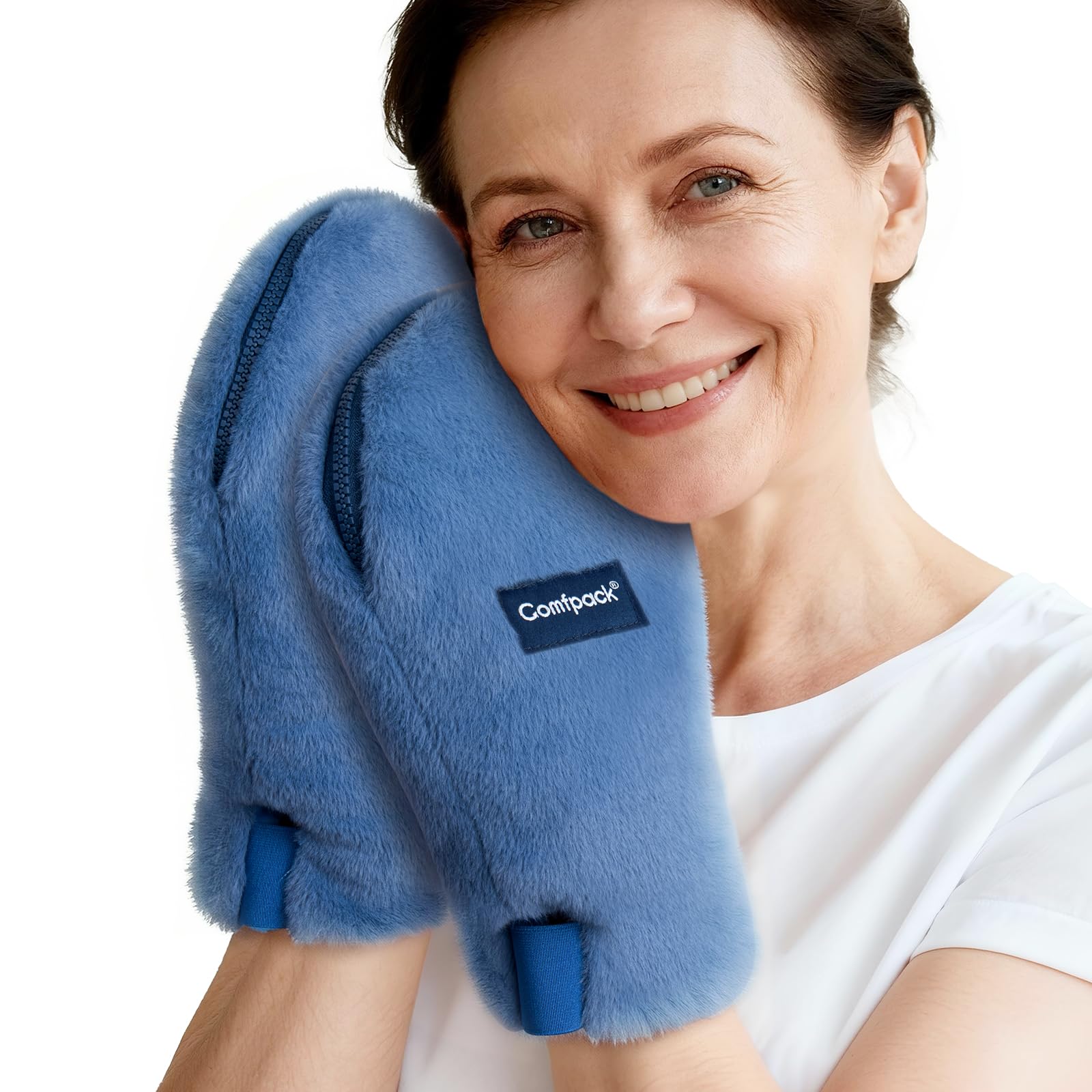 Comfpack Guantes térmicos para microondas para artritis, guantes de calefacción para manos y dedos, calentador de manos para terapia de calor para aliviar la artritis, túnel carpiano, inflamación,