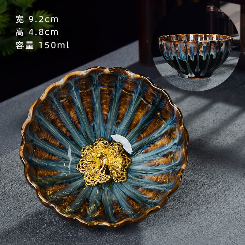 Amazon.co.jp: 建盏 天目 茶碗 線引 天目盃 磁茶器 十二支によって表す