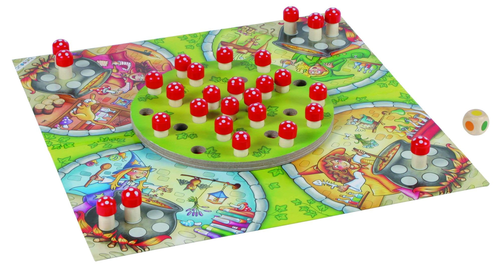 Beleduc - Jeu de Société Enfants La Cuisine des Sorcières - Jeu de Plateau Mémoire & Observation Dès 4 Ans - Jeux de Société 2 à 4 Joueurs - Motricité Fine, Apprentissage De La Lecture & l'Écriture