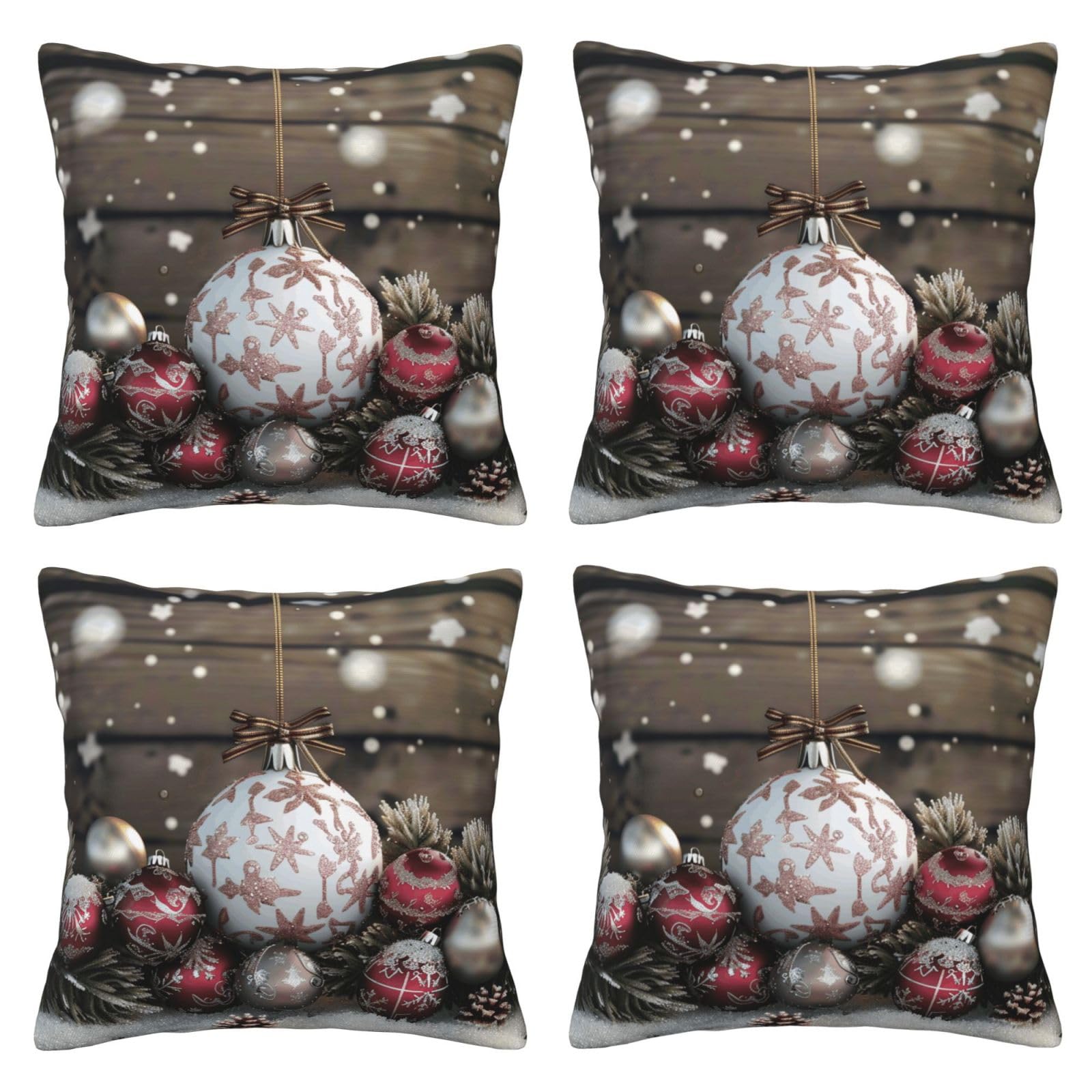 Lot de housses de coussin pour maison salon et chambre coucher lit canapé 40x40