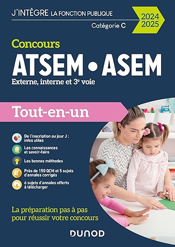 Concours ATSEM ASEM - Tout-en-un - 2024-2025: Externe, interne et 3e voie (2024-2025)