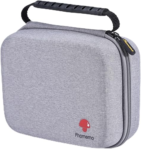 Phomemo Estuche rígido EVA para impresora etiquetadora M110/M120/M150/M220/M250/M100/M221, soporte para máquinas de etiquetas con cinta, con