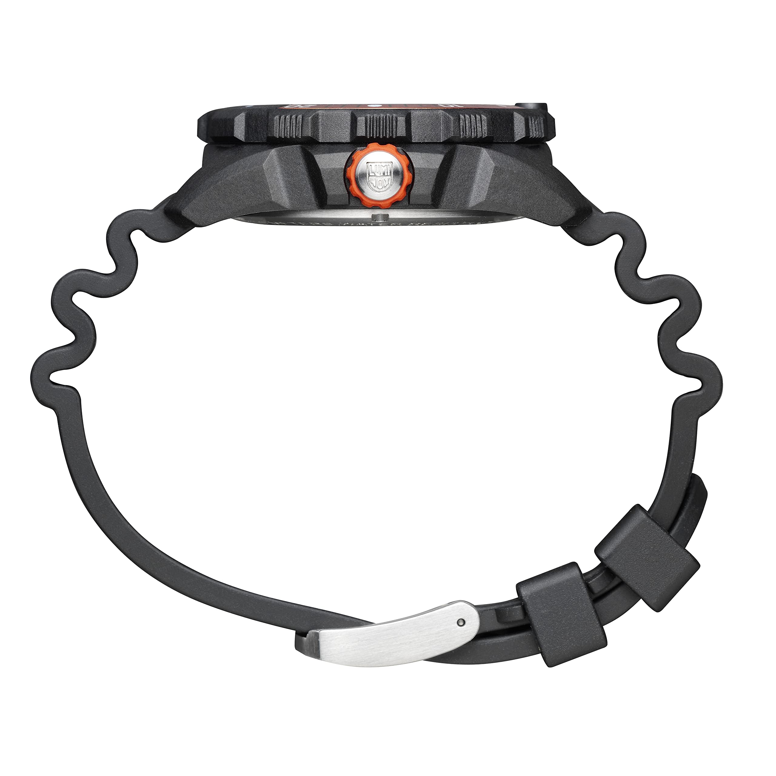 Luminox Bear Grylls Survival XB.3729 zegarek męski 42 mm - zegarek do nurkowania w kolorze czarnym z wyświetlaczem daty 200 m wodoszczelny, czarny, Wstążka
