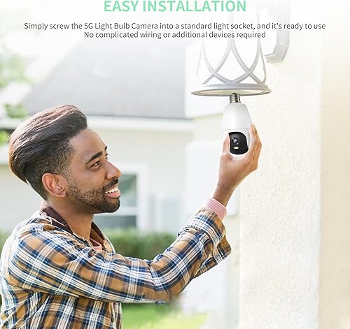 Miniatura 9 de EDSACE Cámara de seguridad PoE HD de 5 MP para exteriores cámara Ethernet con audio de 2 canales visión nocturna a color de 98 pies detección humana