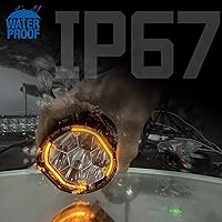 Vista 5 de Foco LED (iluminación ambiental ámbar de 3.5 pulgadas)