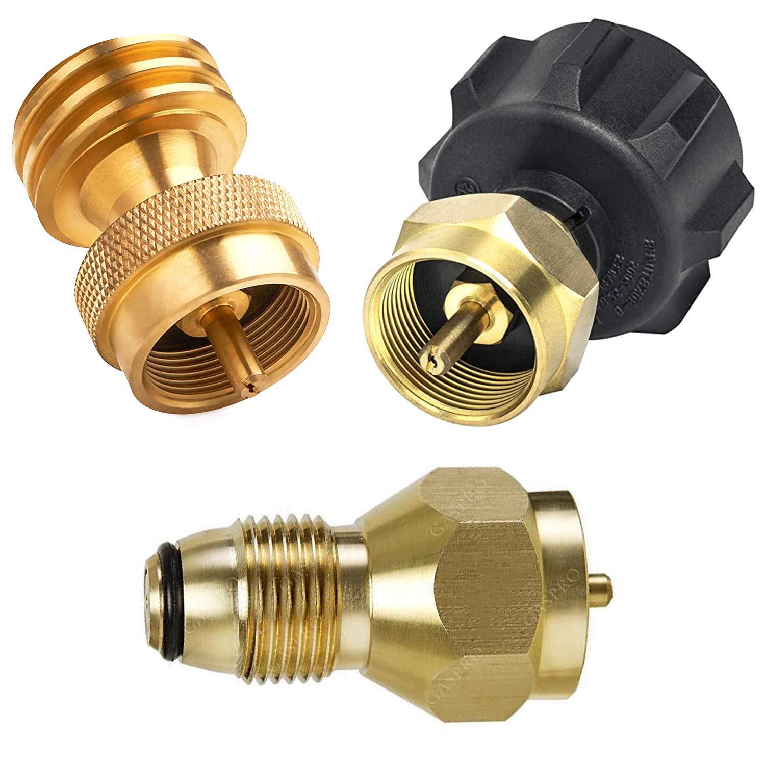 Buy PRO 3 Packs of 1LB Propane Adapter, Propane Refill Adapter and 1 LB