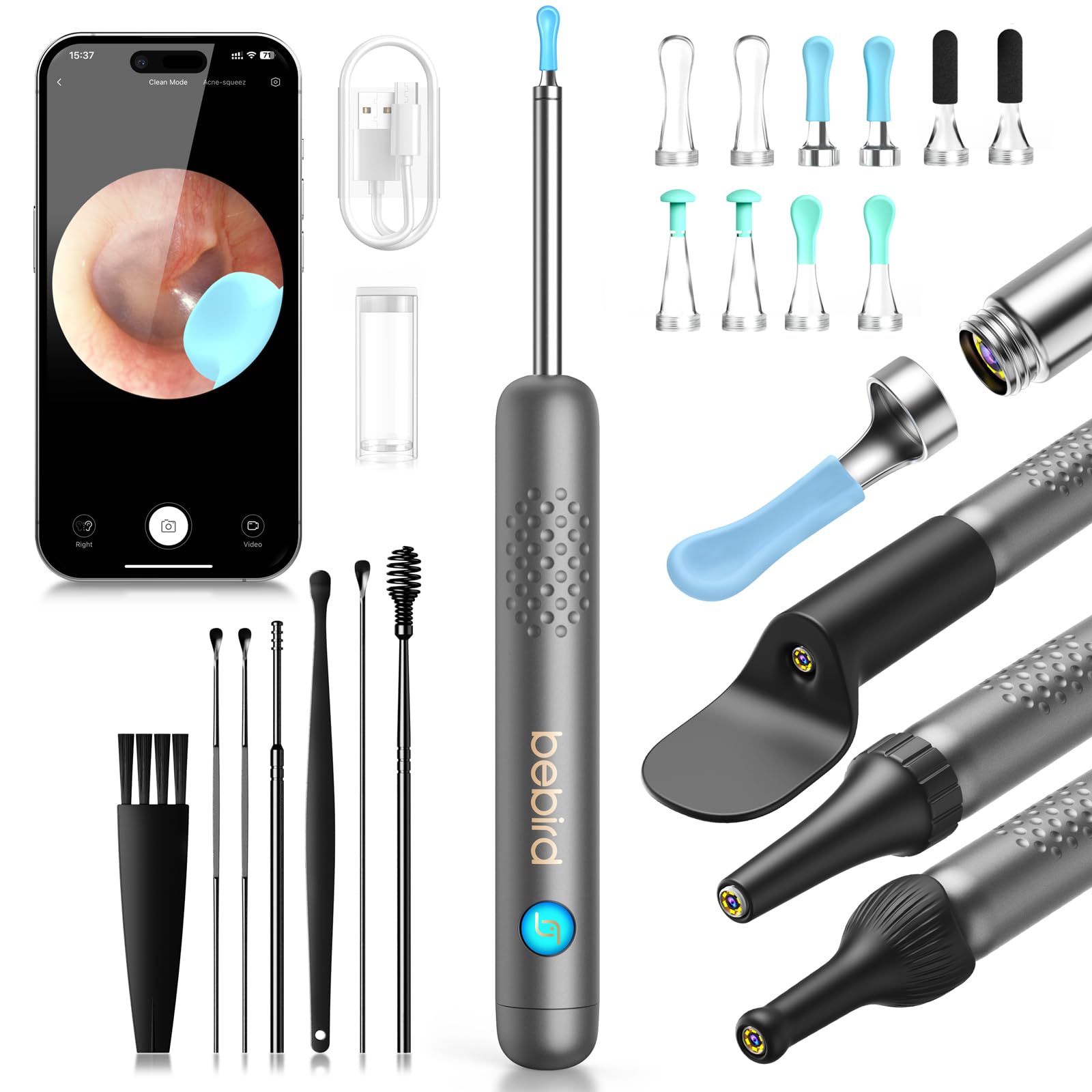 BEBIRD R1 Ear Camera - See Your Ears Clearly -12