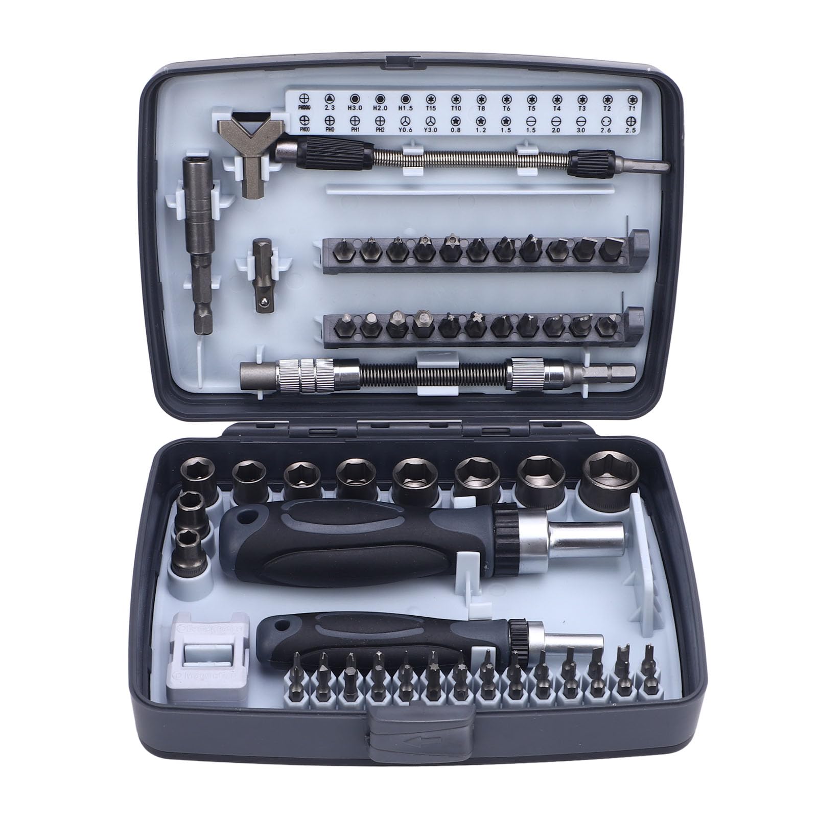 68 en 1 Ratchet destornillador conjunto de alta dureza CRV acero múltiples sockets y bits de reparación kit de bicicleta para bicicleta mantenimiento electrónico