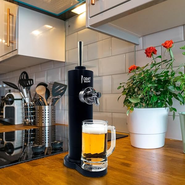 to Go Tap - Beer Dispenser for Canned Beer + Beer Frother - Mad Monkey, Black - 4