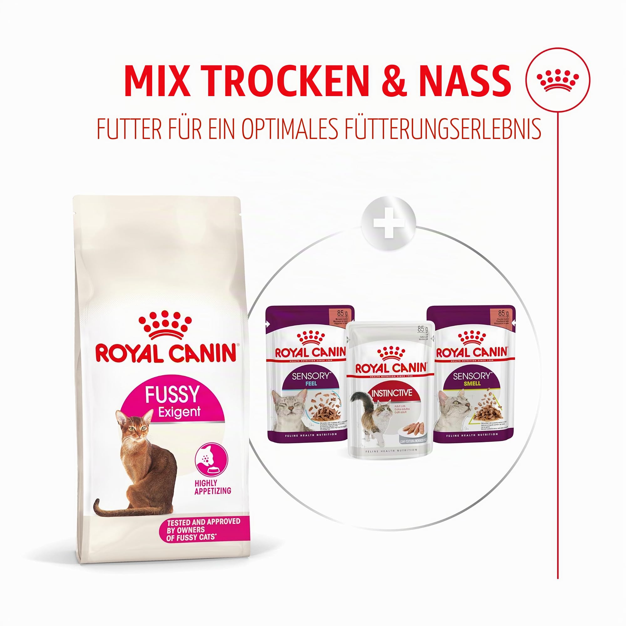 Royal Fussy Exigent Katzenfutter für Erwachsene, 1 x 10 kg