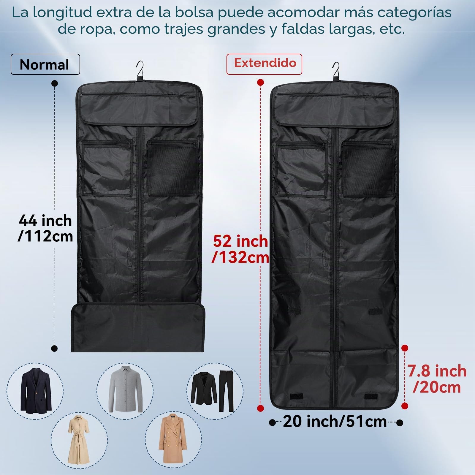 GARPROVM Bolsa de Viaje Convertible 4 en 1, con Compartimento Separado para Traje y Zapatos, Impermeable. Equipaje de Mano, Mochila o Bolsa de Fin de Semana para Hombres y Mujeres (Negro)