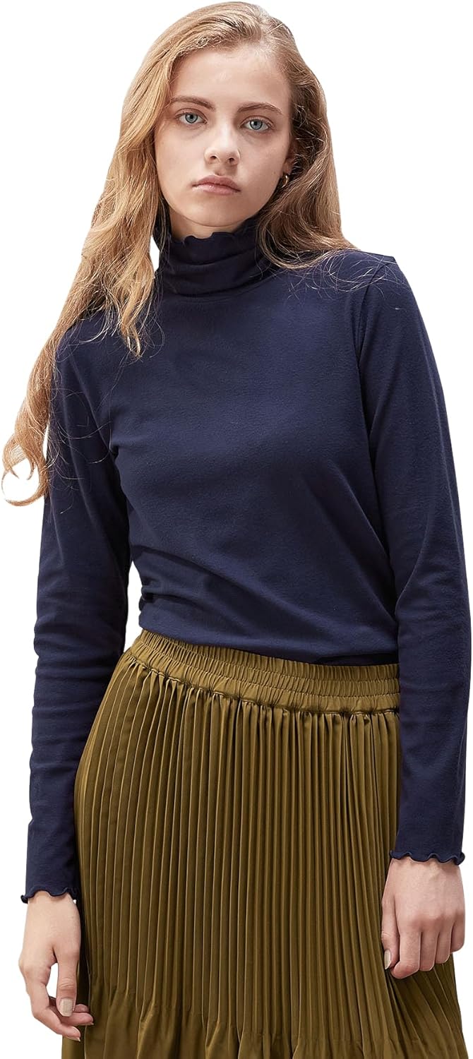 Amazon | [ルスークホリデー] メローハイネックプルオーバー