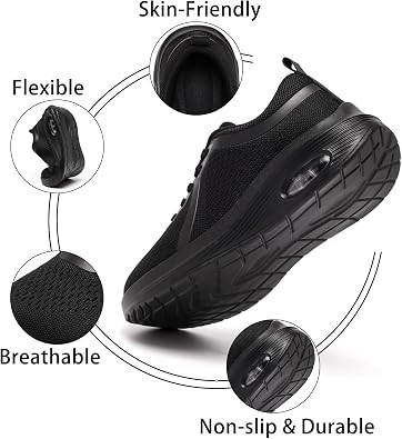 Wide Fit Womens Orthopedic Trainers Lightweight Running Shoes