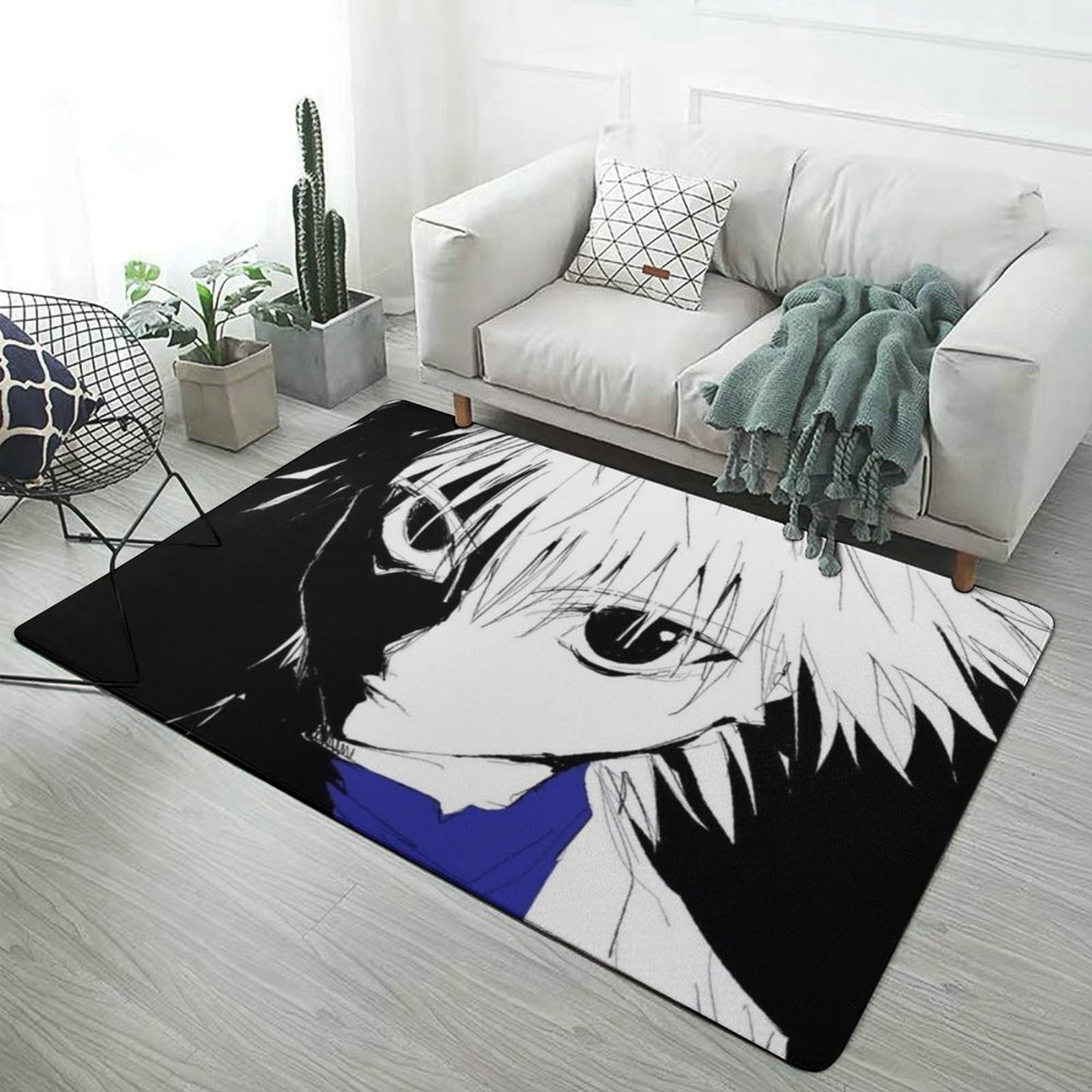Amazon｜ハンター×ハンター カーペットマットラグ 絨毯 ラグマット