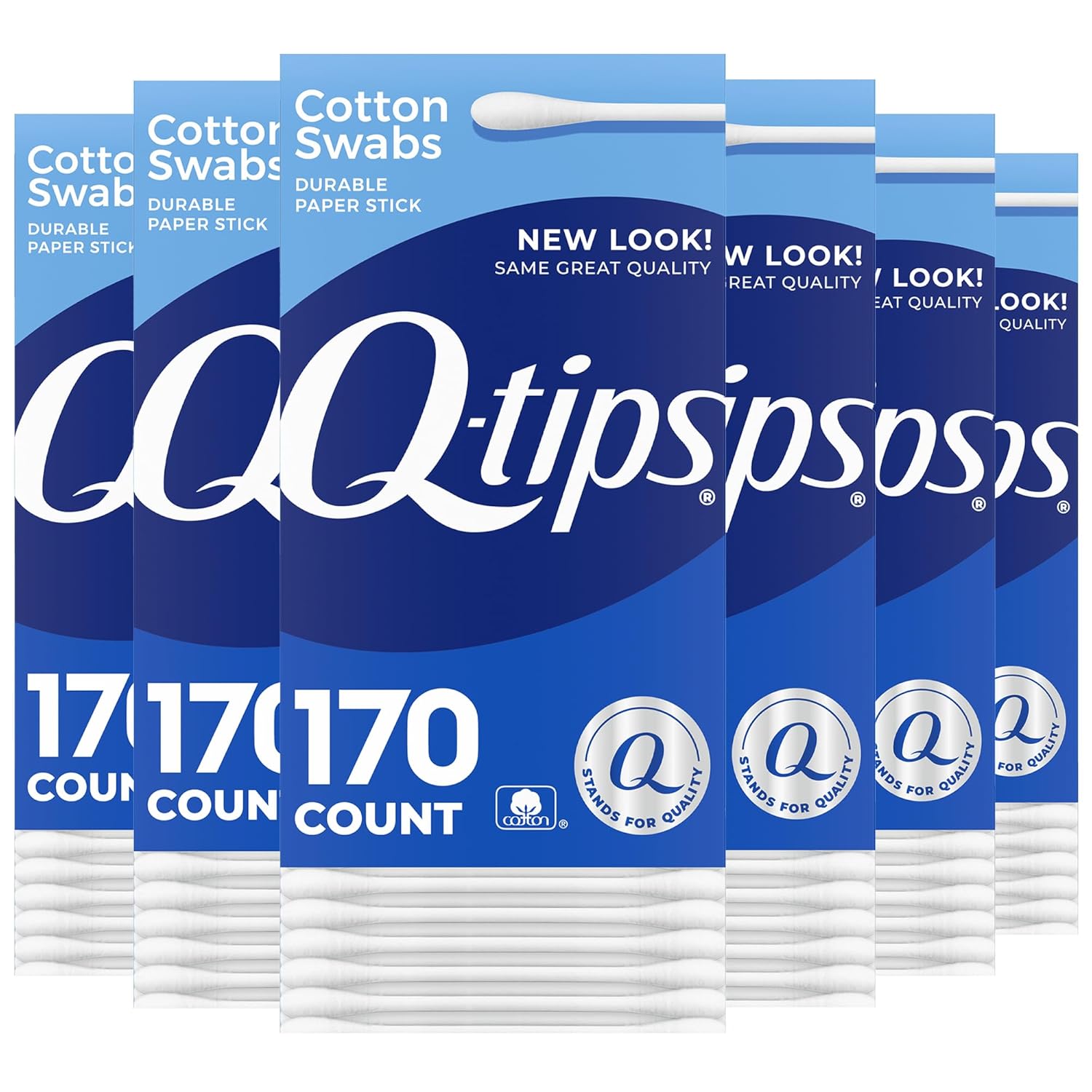 Q-Tips Cotton Swabs 170 Count 6-Pack