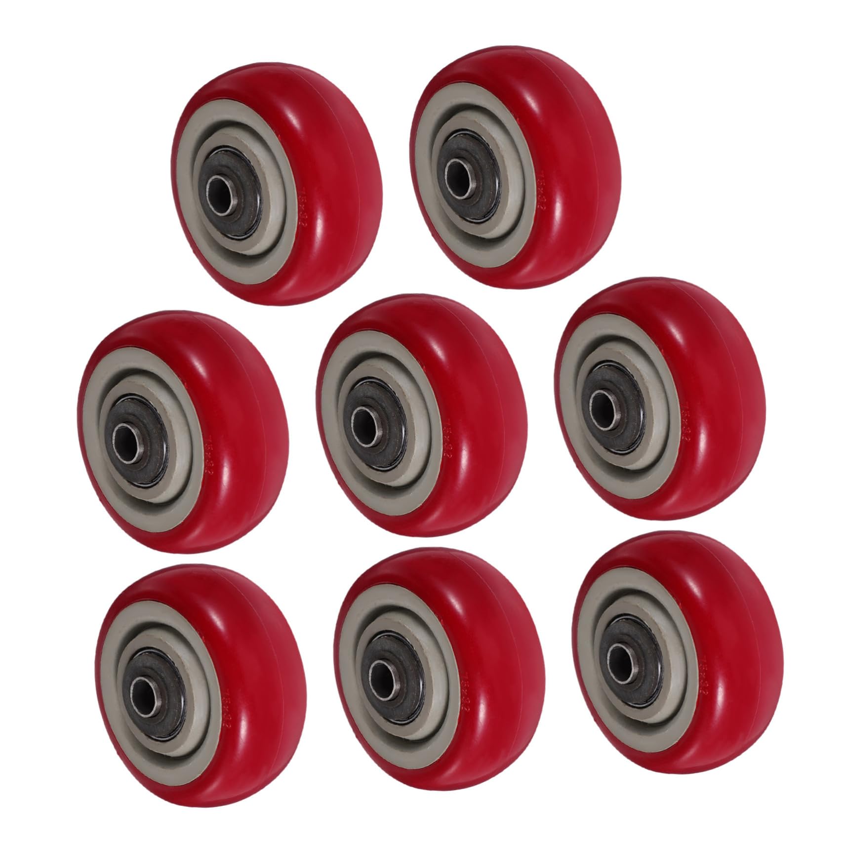 Roulettes Pivotantes Mini 8 Pièces en Polyuréthane pour Remplacement