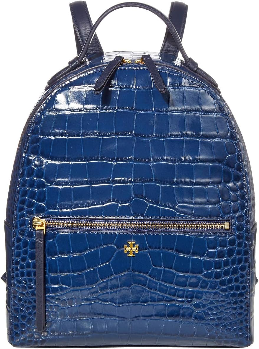 tory burch croc embossed mini backpack