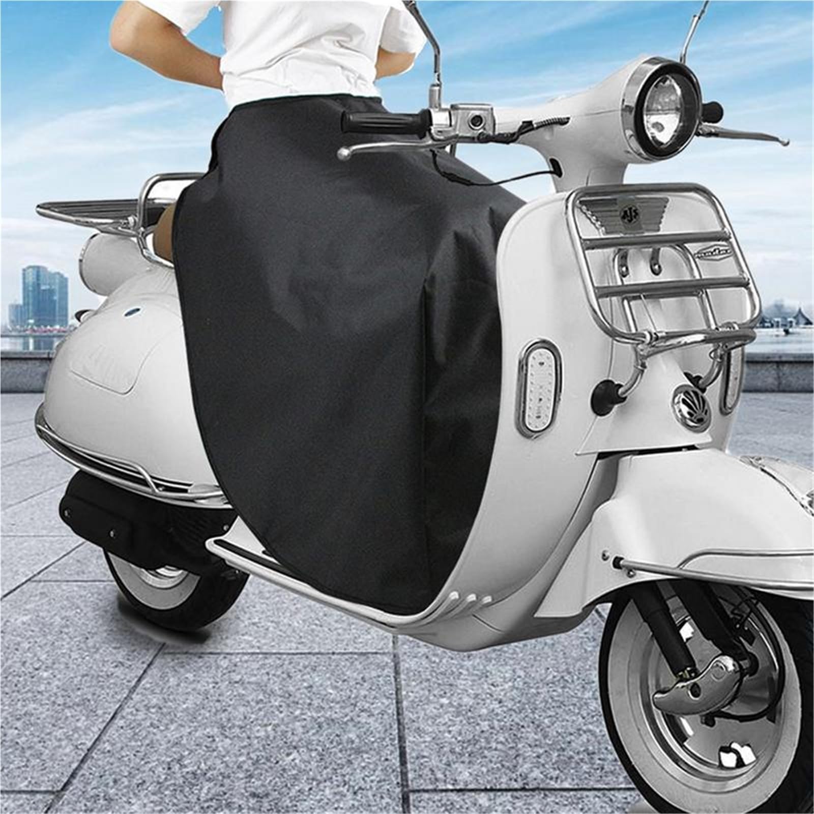 Jambe Scooter Universel, Couvre-Jambes for Motos Et Scooters, Couverture Chauffante, Imperméable, Coupe-Vent, Couette d'hiver