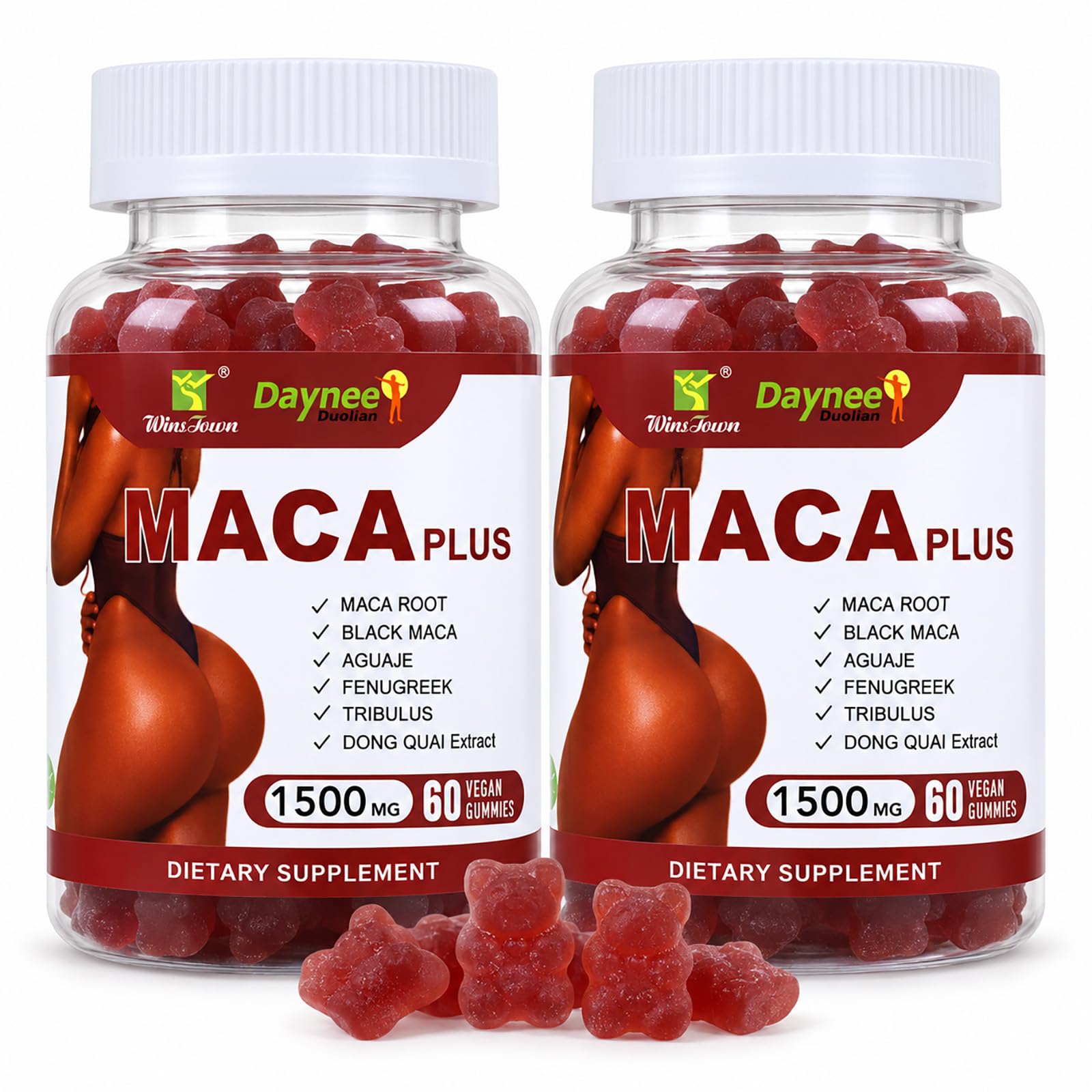 Maca Plus Gummies, Maca Gummies for Butt & Hips, 60 Count — Amazon image 8